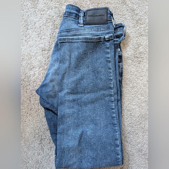 Men's Silver Jeans - Size 33W/30L - Like New - Picture 2 of 2